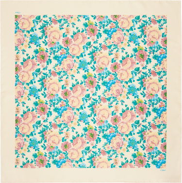 Šál CHLOÉ Chloé 'The Chloé Peonies' Floral Print Silk Twill Scarf Rôznofarebný | CHC25UT087TWI, 3
