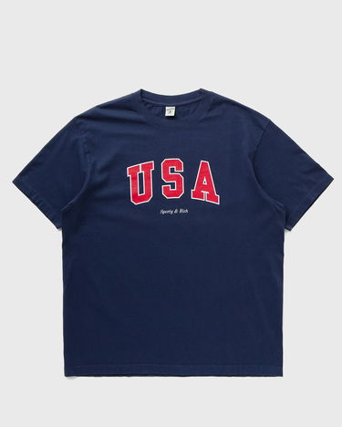 Tričko Sporty & Rich USA Tee Shortsleeves Navy | TO043503643BL32, 0