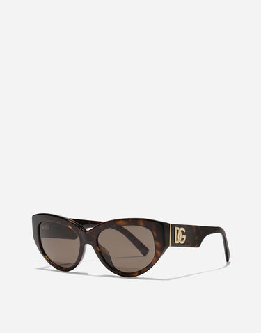Slnečné okuliare Dolce & Gabbana Crossed Cat-Eye Acetate Sunglasses Onesize Hnedá | VG4514VP2739V000, 1