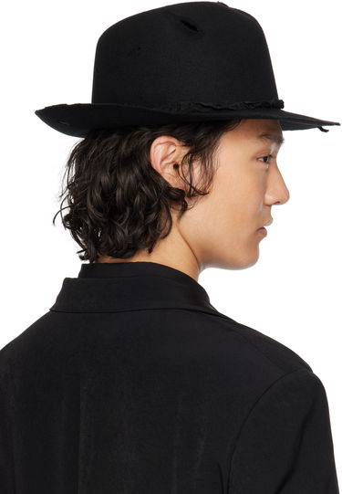 Klobúk Yohji Yamamoto YOHJI YAMAMOTO Wool Soft Hat Čierna | HP-H05-160, 2