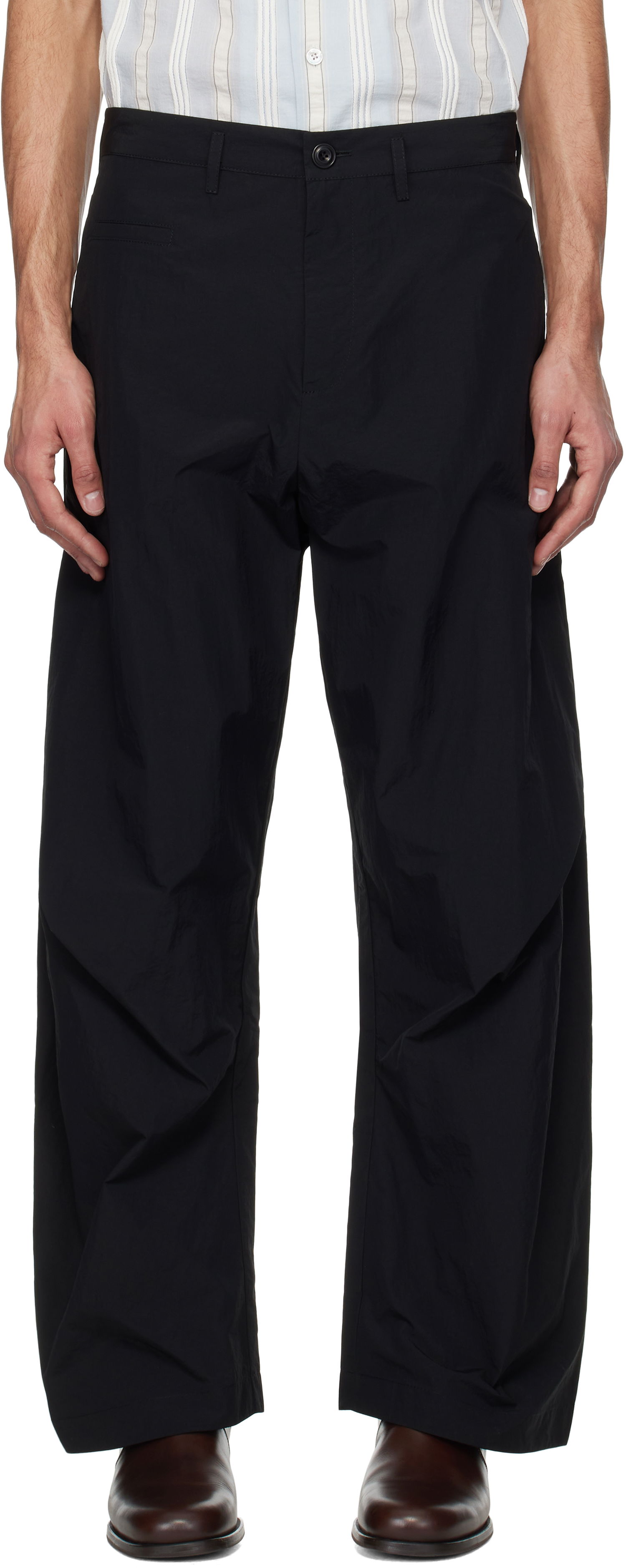 Nohavice sage NATION SAGE NATION Helix Trousers Čierna | S111 HELIX TROUSER, 0