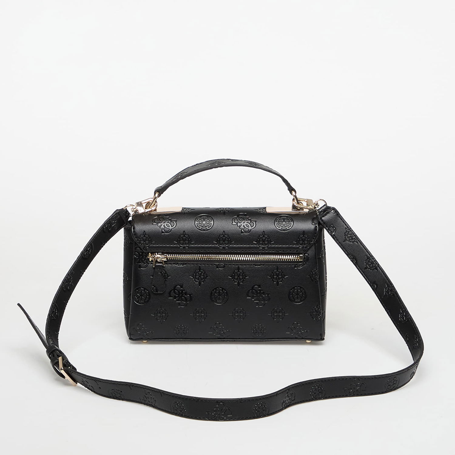Kabelka GUESS Tisha Top Handle Flap Logo Bag Čierna | HWPD7764200-BLO, 1