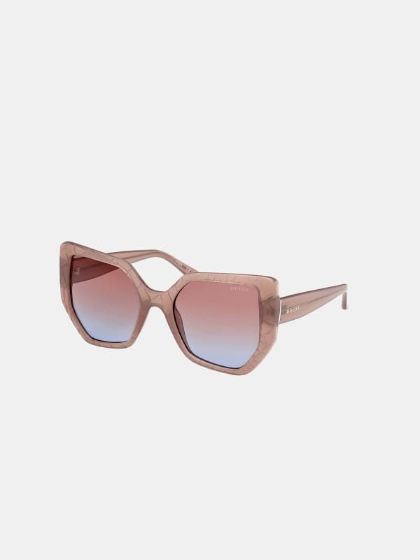 Slnečné okuliare GUESS Geometric Sunglasses Ružová | GU015355QQQ, 0