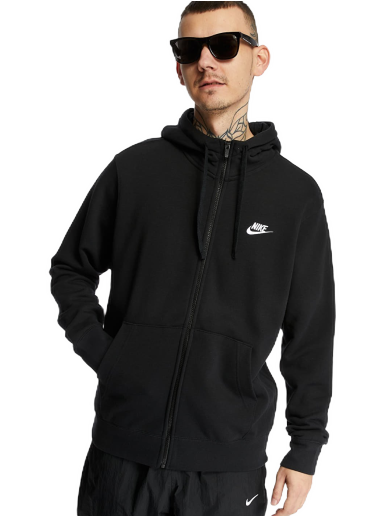 Mikina Nike Sportswear Club Hoodie FZ Čierna | BV2648-010