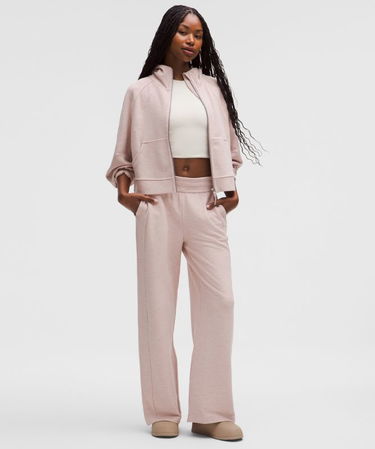 Tepláky lululemon Mid-Rise Scuba Wide-Leg Pants Ružová | prod20004467, 0