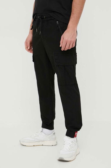 Tepláky Alpha Industries Cotton Sweatpants Čierna | 116201.03, 0