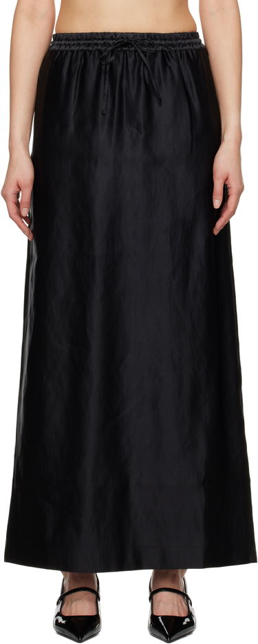 Sukňa Loulou de Saison Loulou de Saison Liam Maxi Skirt Čierna | LIAM, 0
