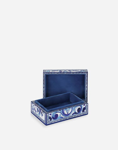 Home decor Dolce & Gabbana Dolce & Gabbana Small Decorated Plexiglass Box Modrá | TCC202TCAMYUB008, 3