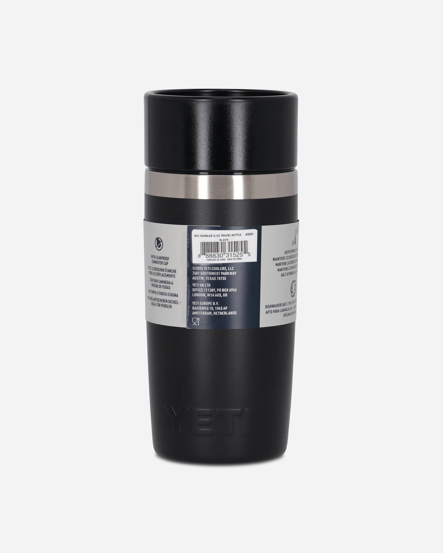 Fľaše YETI 12 oz Travel Bottle with Leakproof Commuter Cap Čierna | 70000002333 BLACK, 0