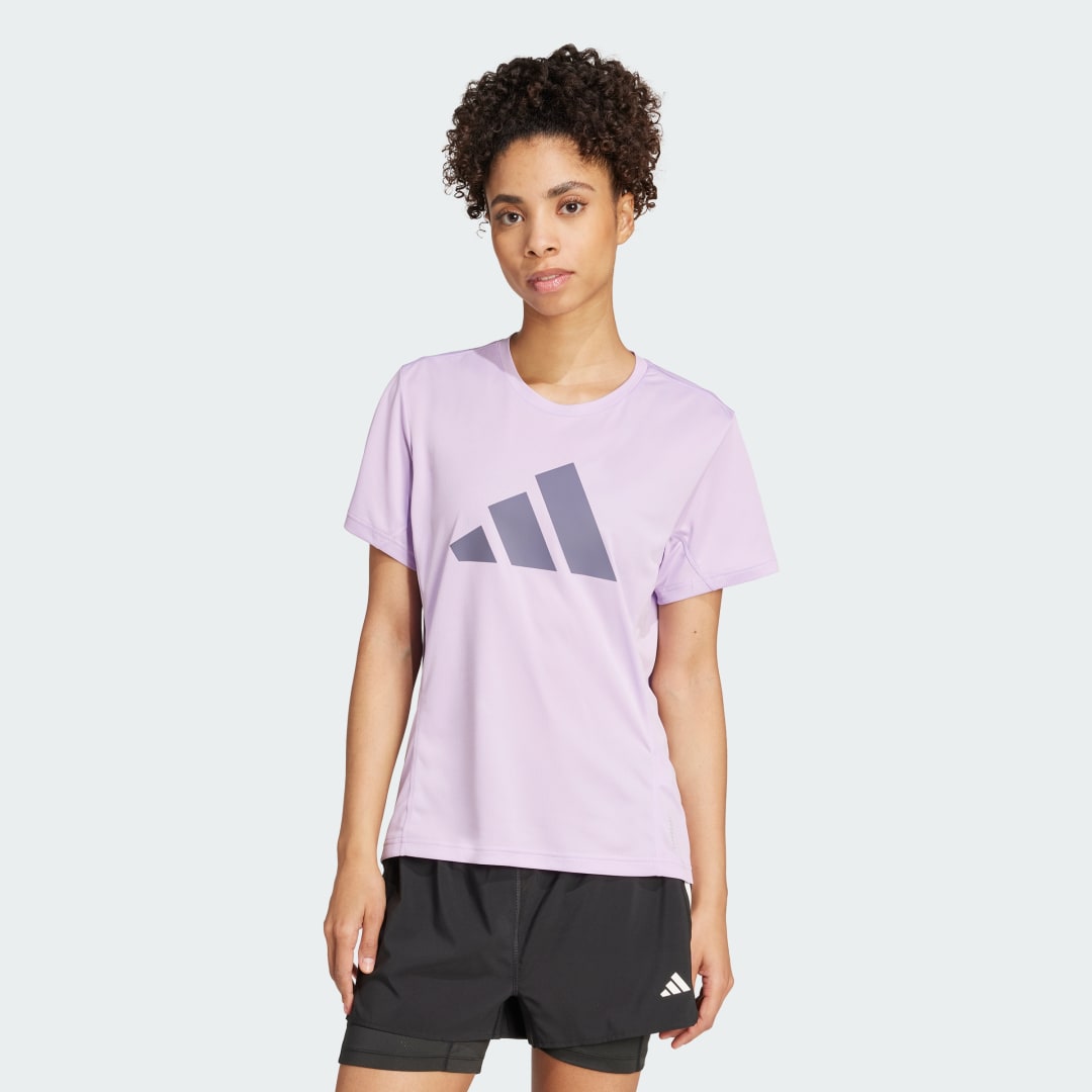 Tričko adidas Performance Run It T-Shirt Fialová | JM5761, 0