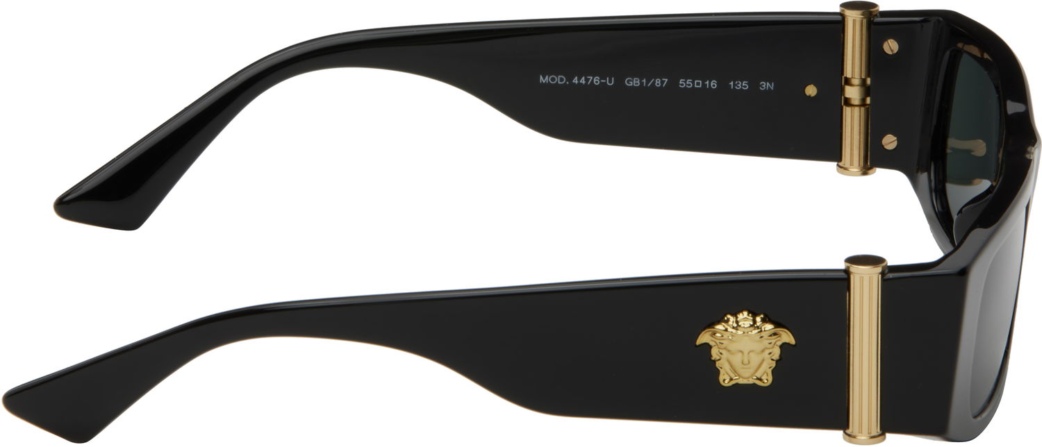 Slnečné okuliare Versace Versace Medusa Glam Rectangular Sunglasses Čierna | 0VE4476U GB1/8755 8056262223062, 1