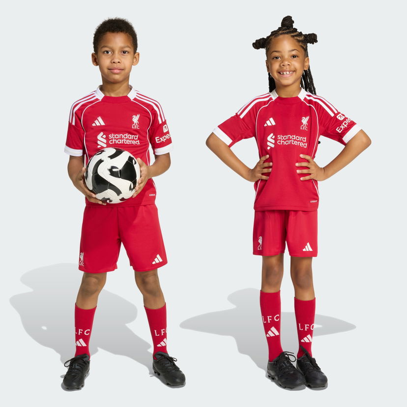 Súprava adidas Performance Liverpool FC 25/26 Kids' Home Kit Červená | JV6442
