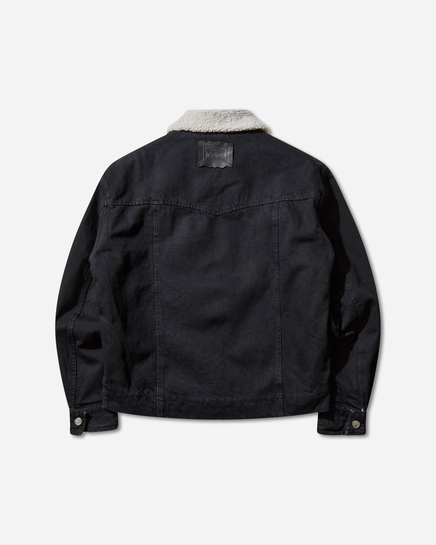 Kabáty Aries Sherpa Denim Car Coat Čierna | AR7120004 Black, 0