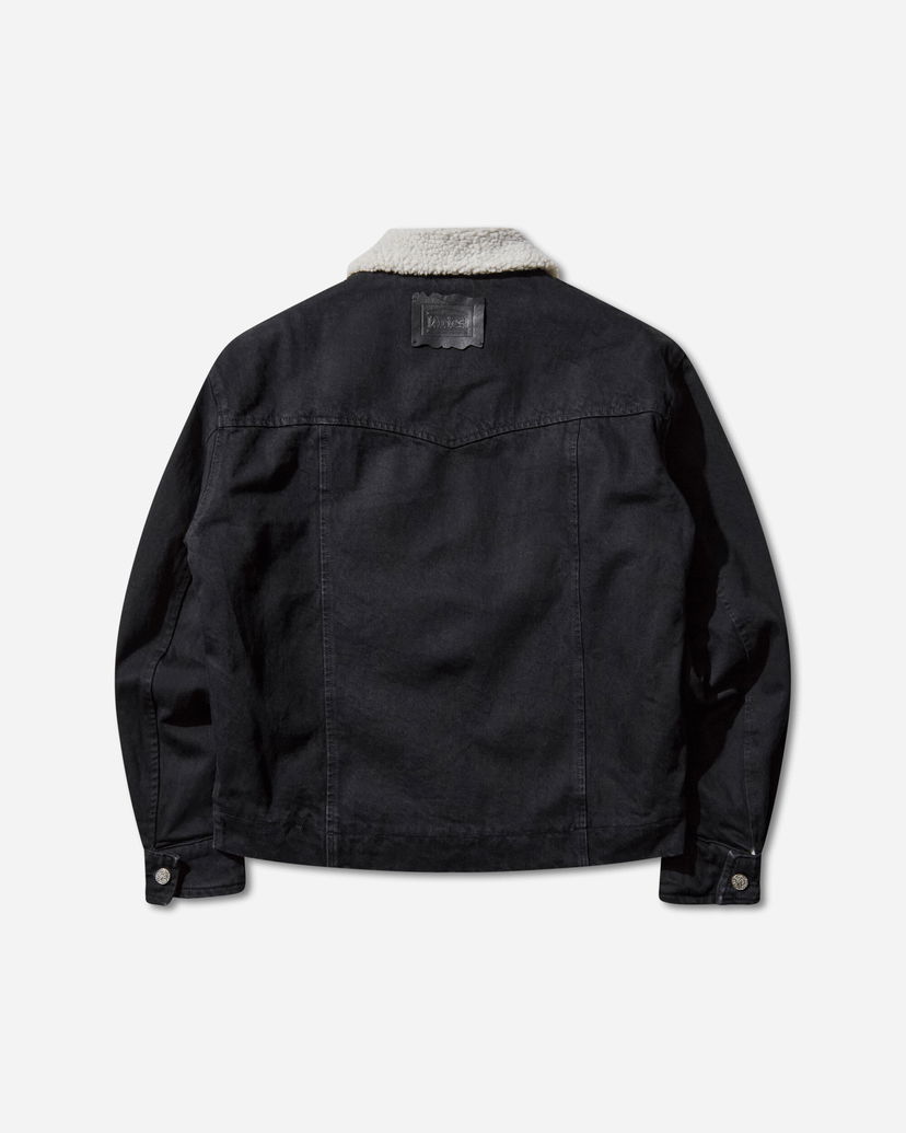 Kabáty Aries Sherpa Denim Car Coat Čierna | AR7120004 Black