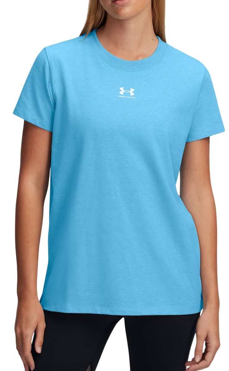 Tričko Under Armour Under Armour Rival Core Short Sleeve T-Shirt Modrá | 1383648-453, 0