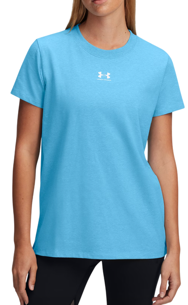 Tričko Under Armour Under Armour Rival Core Short Sleeve T-Shirt Modrá | 1383648-453, 0