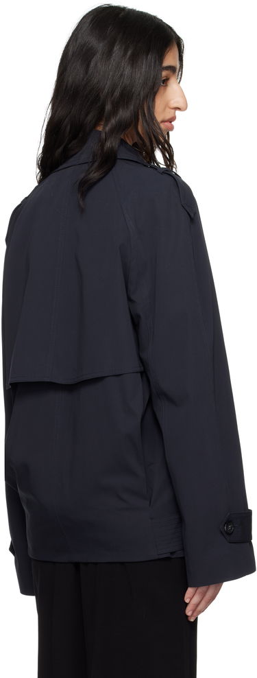 Trenčkot TOTEME TOTEME Short Trench Jacket Navy | 252-WRO0174-FB0379, 2