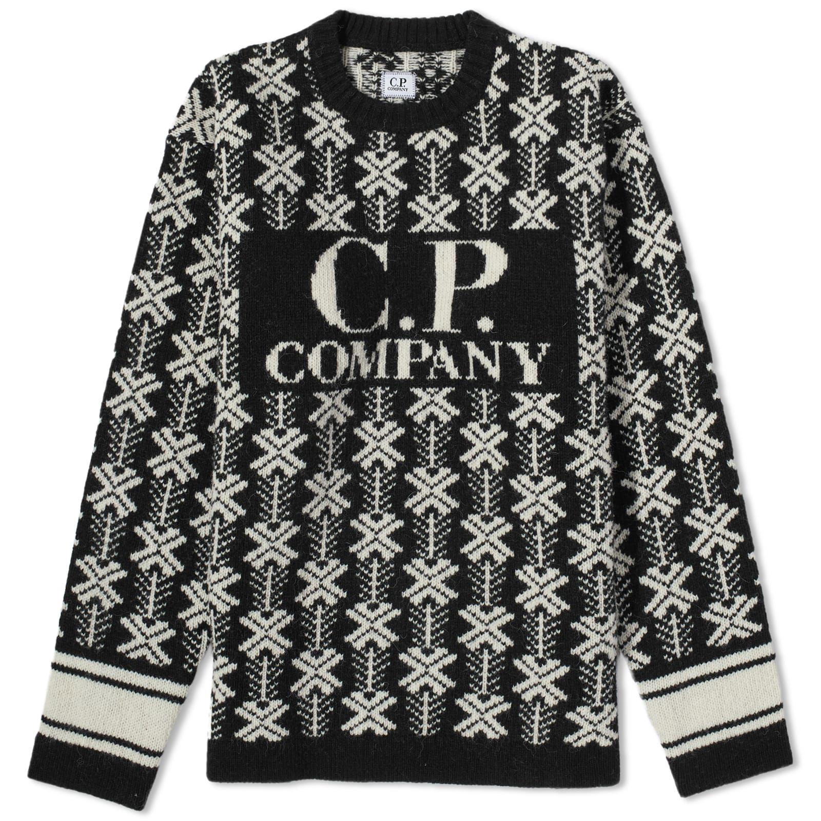 Wool Jacquard Crewneck Var.02