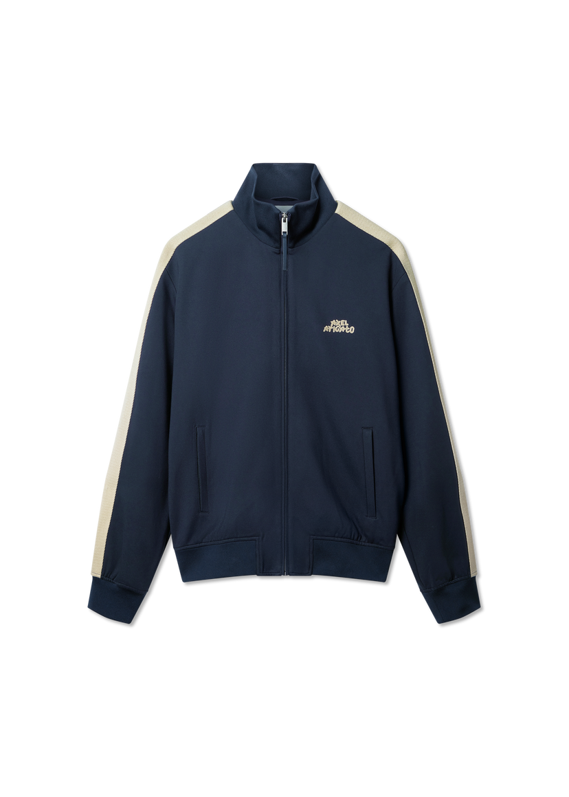 Bunda AXEL ARIGATO Chase Striped Track Jacket Navy | A3952001
