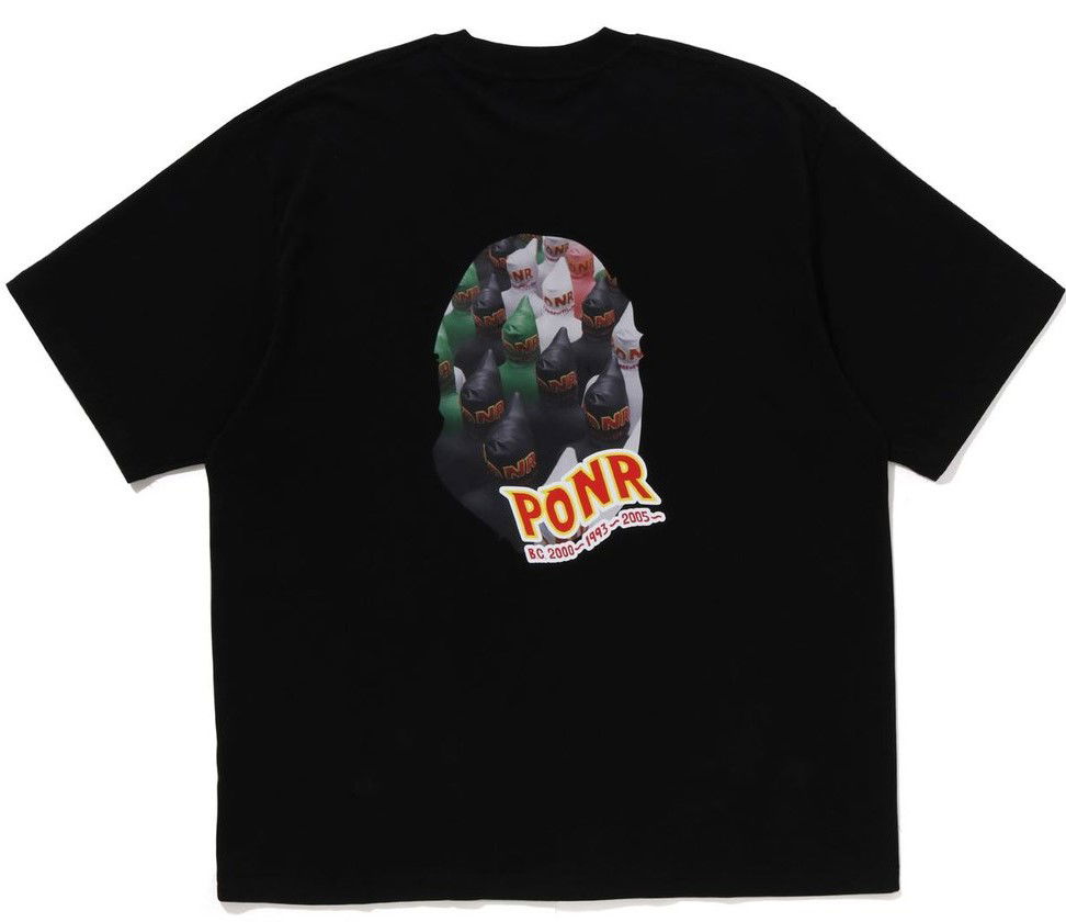 Tričko BAPE A Bathing Ape Shark Seijin Photo Print Relaxed Fit T-Shirt Size L Čierna | 001CSJ201018I-BLK, 1