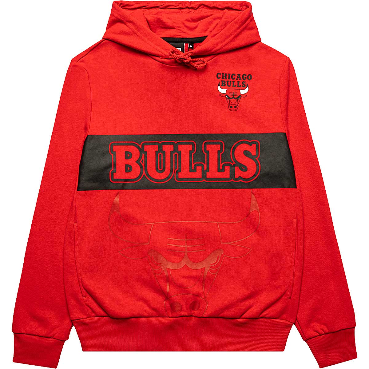 Mikina New Era NBA CHICAGO BULLS WORDMARK HOODY Červená | 60361894, 1