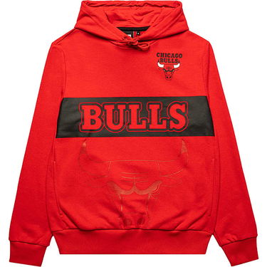 Mikina New Era NBA CHICAGO BULLS WORDMARK HOODY Červená | 60361894, 1