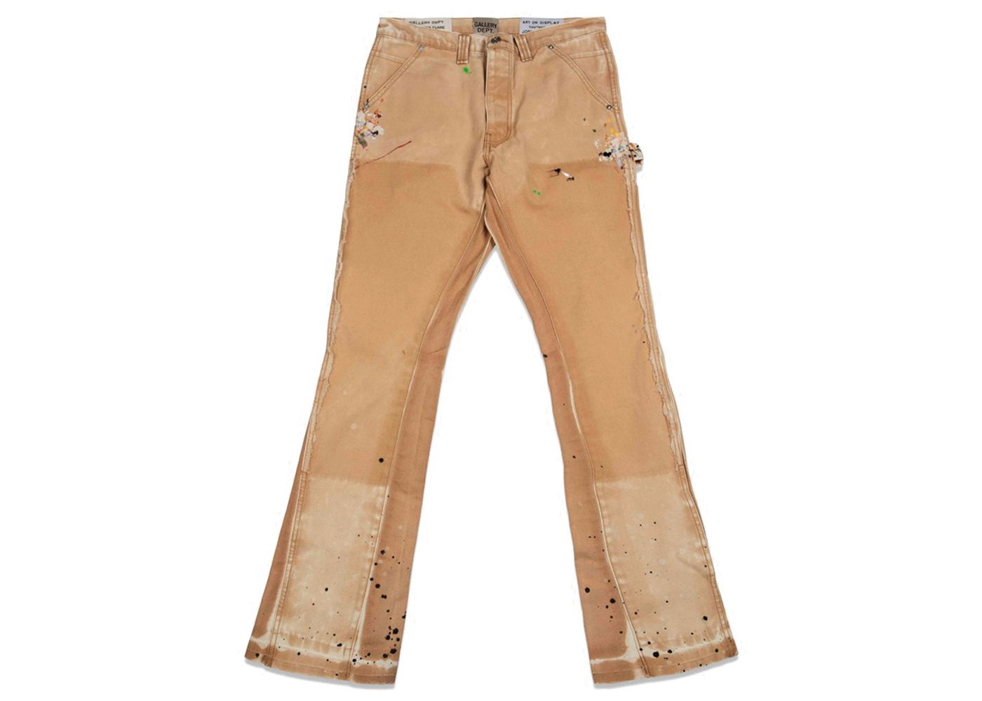 Nohavice Gallery Dept. LA Flare Carpenter Jeans "Tan" Béžová | CH527068FP, 0