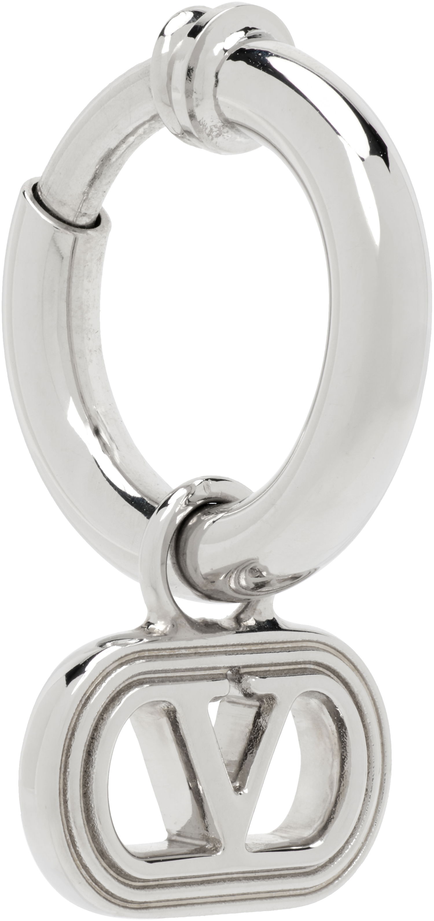 Náušnice Valentino Valentino Garavani Silver Mono Single Earring Metalická | 7Y2J0AJ3MET, 1