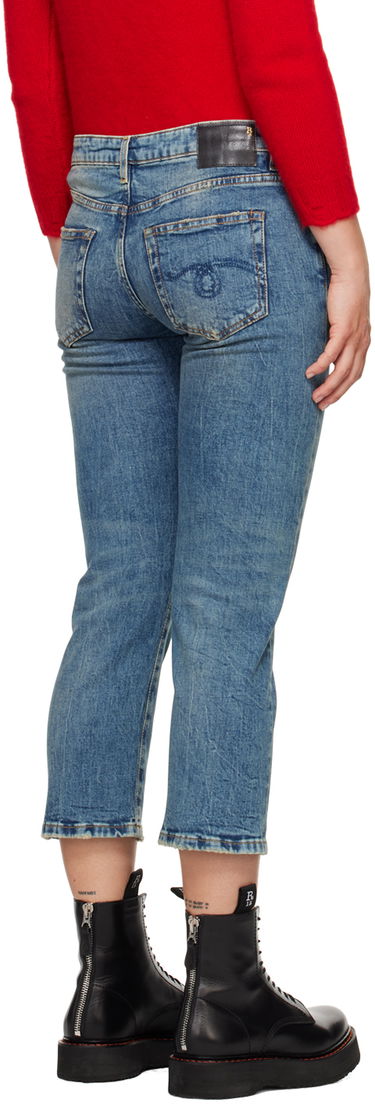 Džínsy R13 R13 Boy Straight Jeans Modrá | R13W0091-D081A, 2