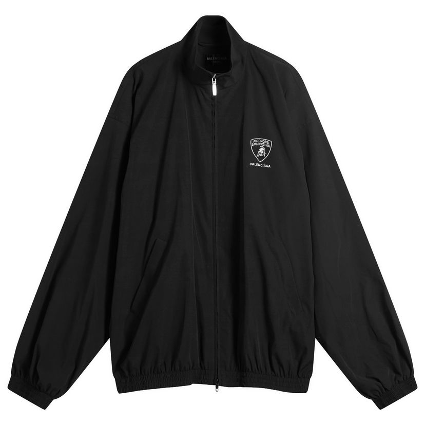 Bunda Balenciaga Automobili Lamborghini Tracksuit Jacket Čierna | 839108-TRO31-1000