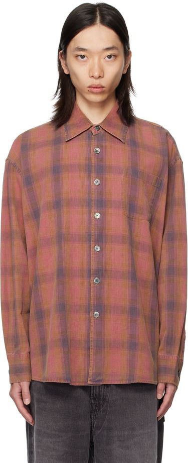 Košeľa OUR LEGACY Our Legacy Borrowed Plaid Shirt Ružová | M4252BIDC, 0