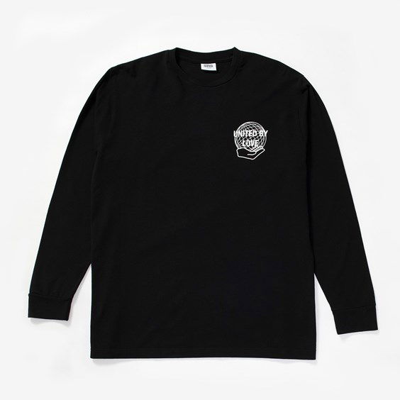 Tričko SNS United By Love Long Sleeve Tee Čierna | SNS-1169-0100