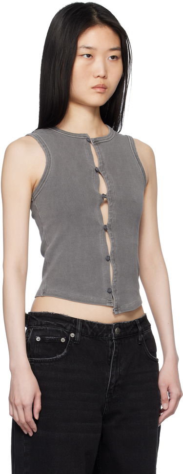 Tielko Ksubi Ksubi Syndicate Xtra Rework Tank Top Šedá | WPS25SI002, 1