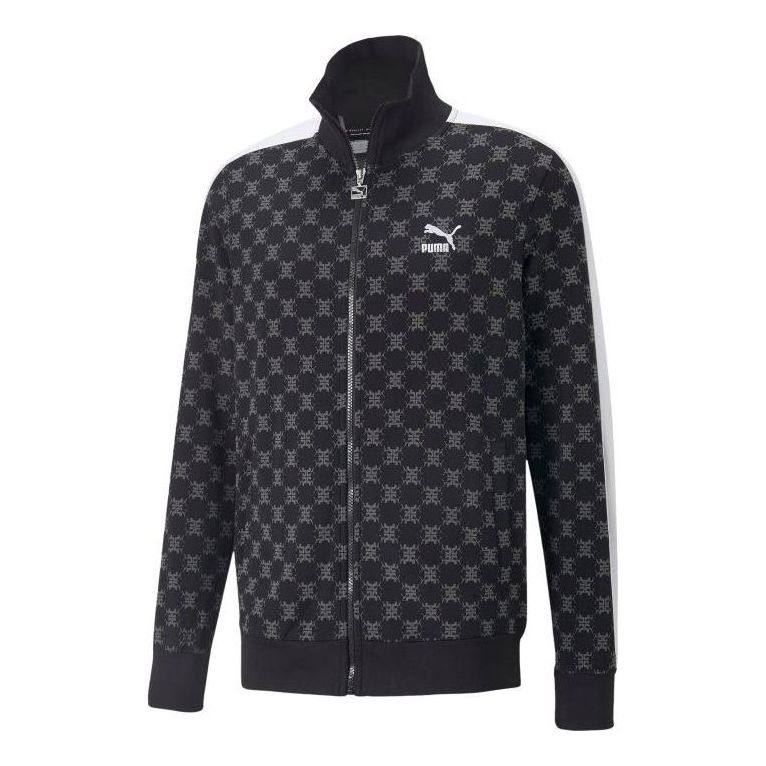 Bomber bunda Puma Printed Full Zip Track Jacket Čierna | 537716-01, 0