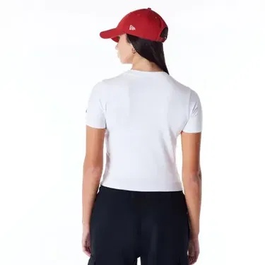 Tričko New Era Slim Tee T-Shirt Biela | 60564942, 4