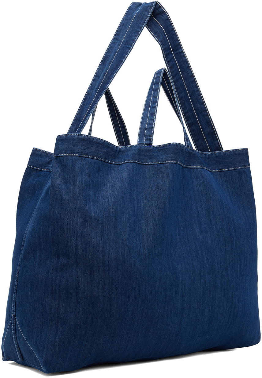 Pocket Denim Tote Bag