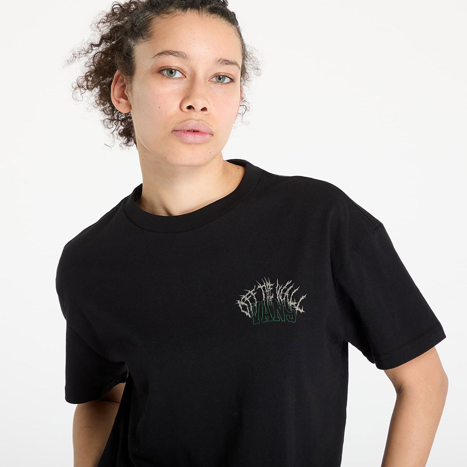 Tričko Vans Vans Metal University T-Shirt, Size L Čierna | VN000MCNBLK, 1
