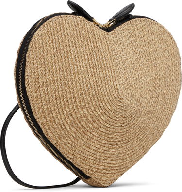 Kabelka Alaïa ALAÏA 'Le Cœur' Raffia Heart Bag Béžová | AA1P003CA573, 2