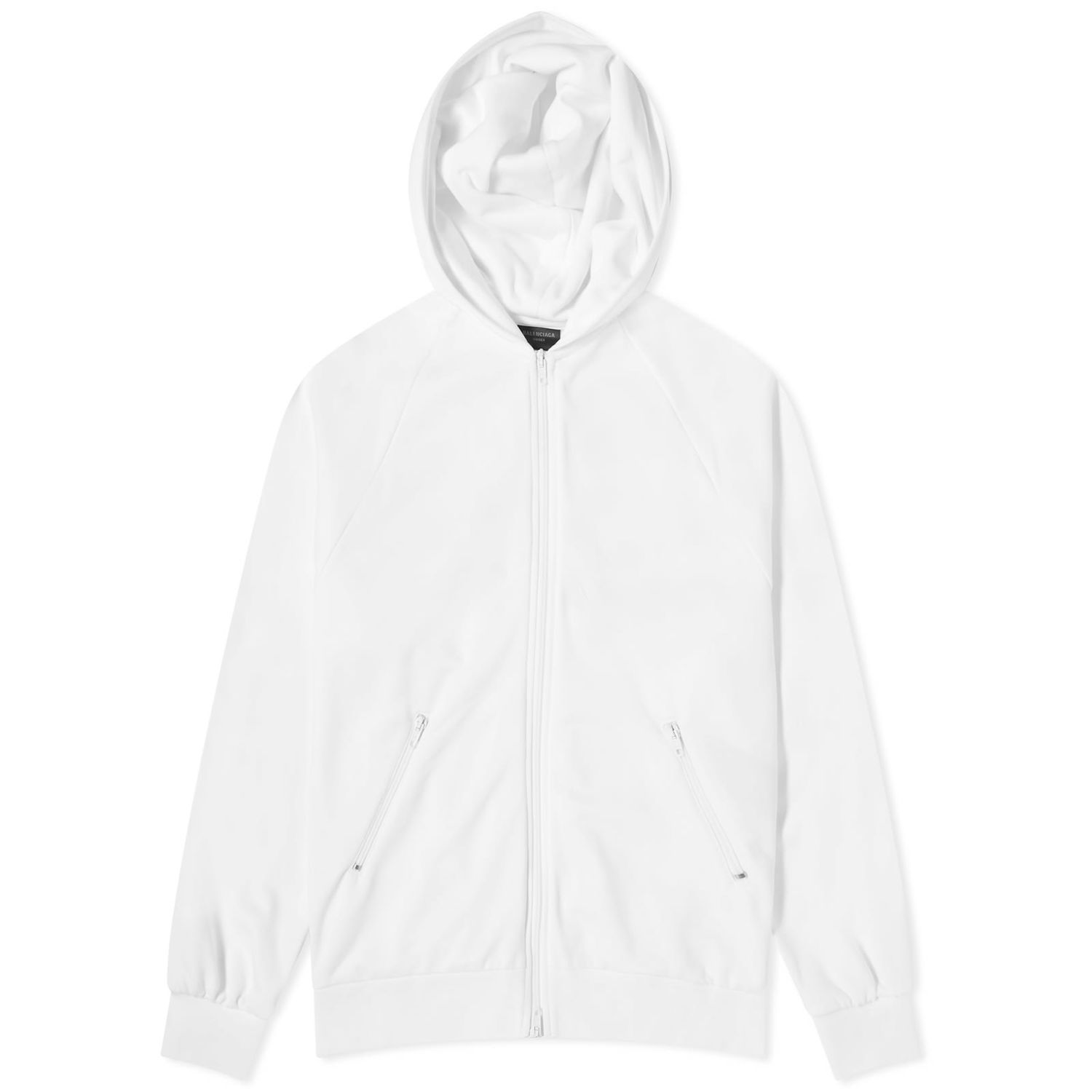 Mikina Balenciaga Runway Zip Up Hoodie Biela | 770503-TMV15-9000, 0