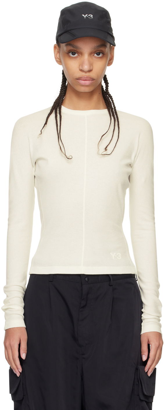 Sveter Y-3 Y-3 Crewneck Long Sleeve T-Shirt Čierna | IV7754, 0