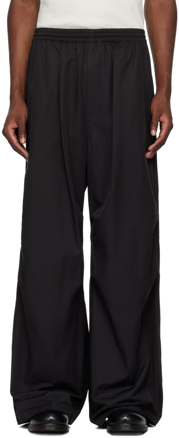 Nohavice We11done Tucked Trousers Čierna | WD-PT2-24-238-M-BK, 0