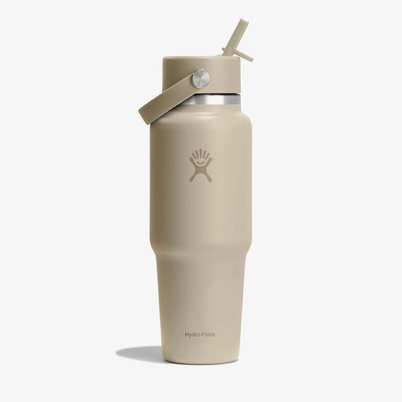 Fľaše Hydro Flask 946ml Wide Flex Straw Travel Bottle Universal Béžová | WT32CFS114