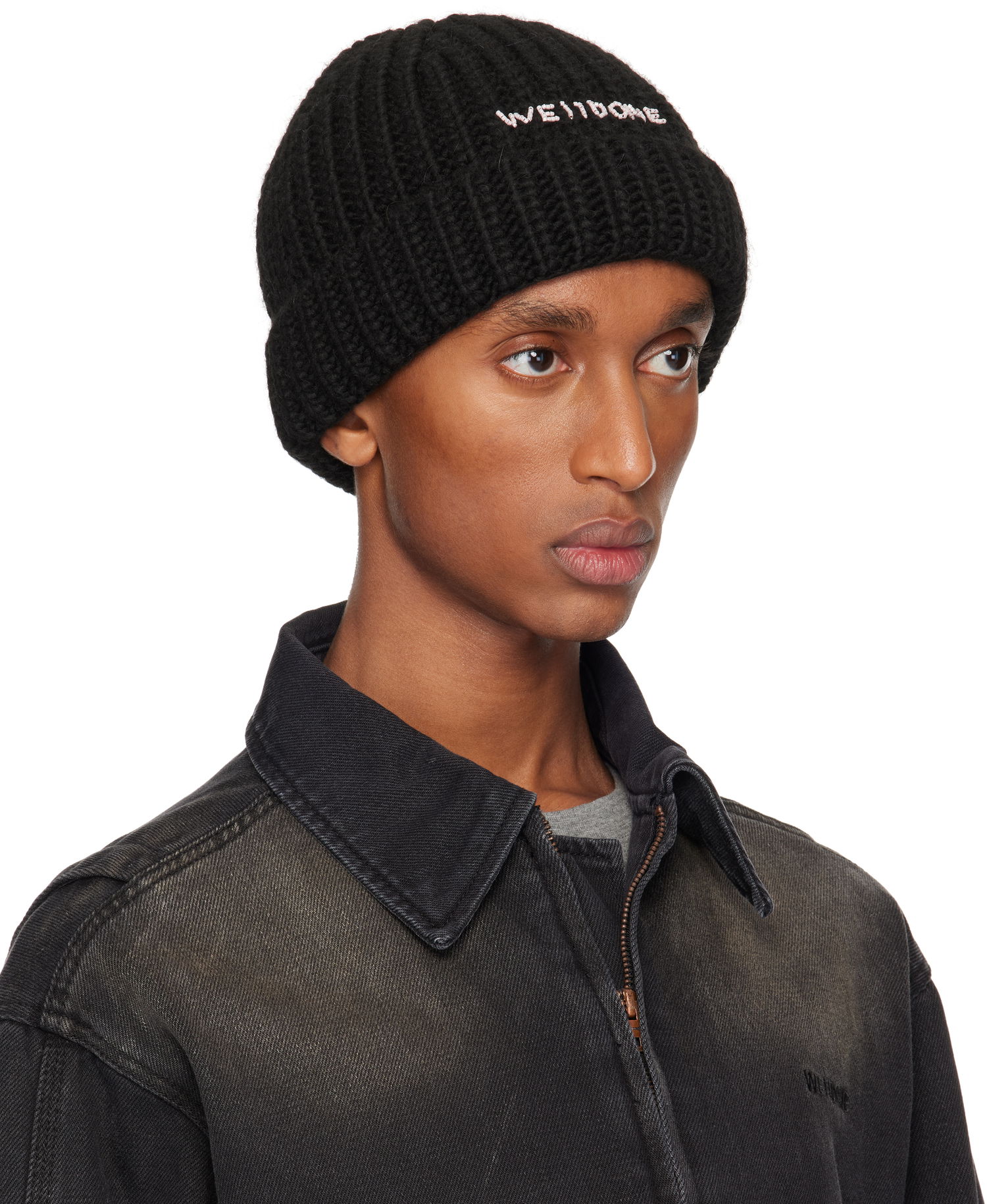 Kulicha We11done We11done Chunky Knit Beanie Čierna | WD-KH3-24-625-U-BK, 1