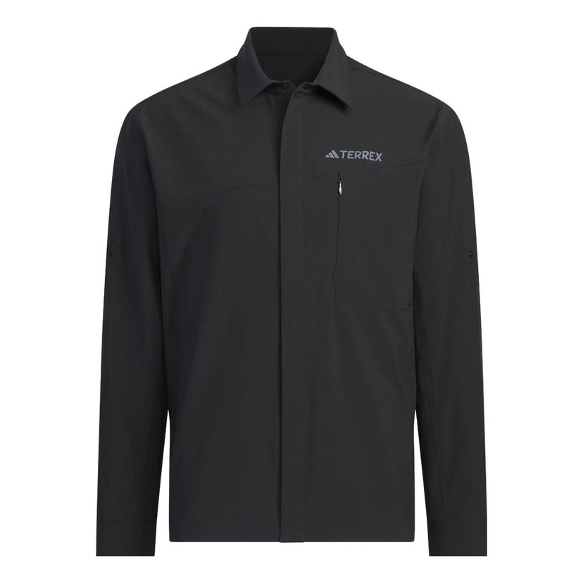 Košeľa adidas Performance Terrex Long Sleeve Hiking Shirt Čierna | IL8944