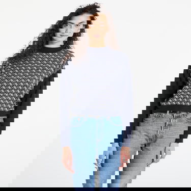 Sveter GUESS Long Sleeve Mock Neck Aubrey 4G Sweater Navy | W5BR23Z3JD2-FBDI, 0