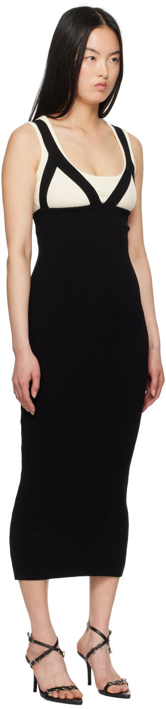 Šaty Jean Paul Gaultier Jean Paul Gaultier 'The Madone' Knit Maxi Dress Čierna | 24/25-F-RO184-M068-0100, 1