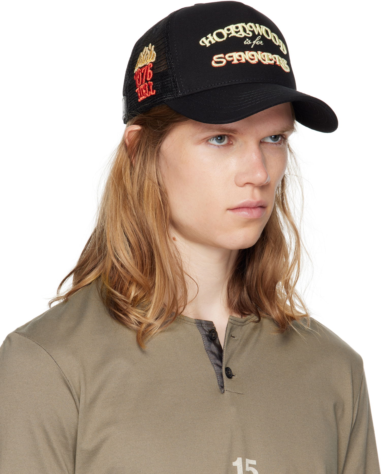 Šiltovka AMIRI AMIRI 'Sinners' Trucker Cap Čierna | AMHATR1026, 1