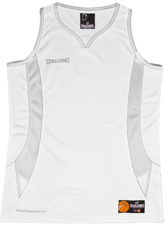 Tielko Spalding Spalding Jam Tank Top Biela | 40221002-whitesilvergrey, 0