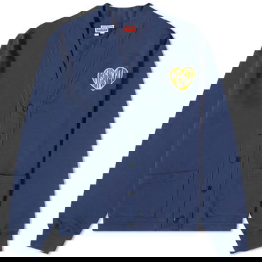 Sveter KENZO Hearts Classic Cardigan Navy | FD65SW0824MF-77, 0