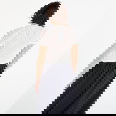 Crop Top adidas Performance Knitted Crochet Cali Cropped T-Shirt Biela | KE0200, 2